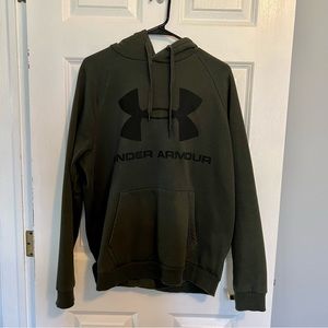 Under Armour Olive Green Hoodie Sweatshirt